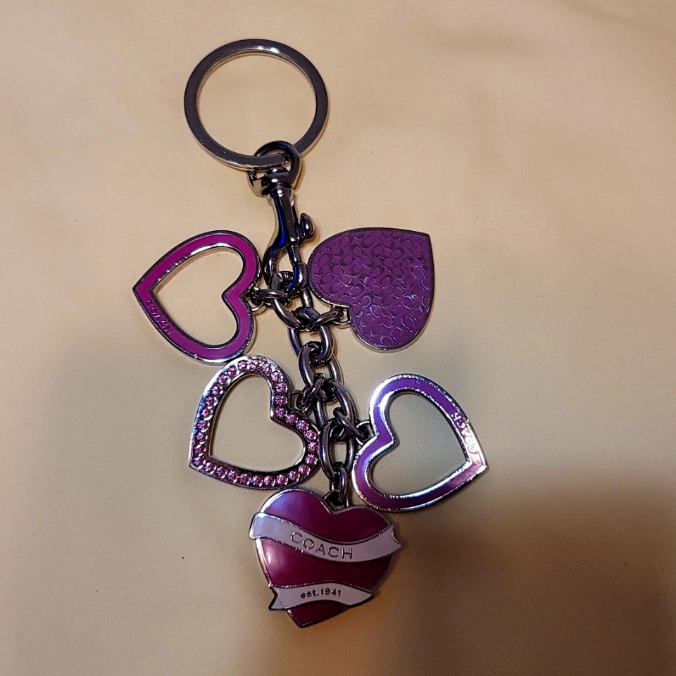 New Coach Key Chain Bag Charm